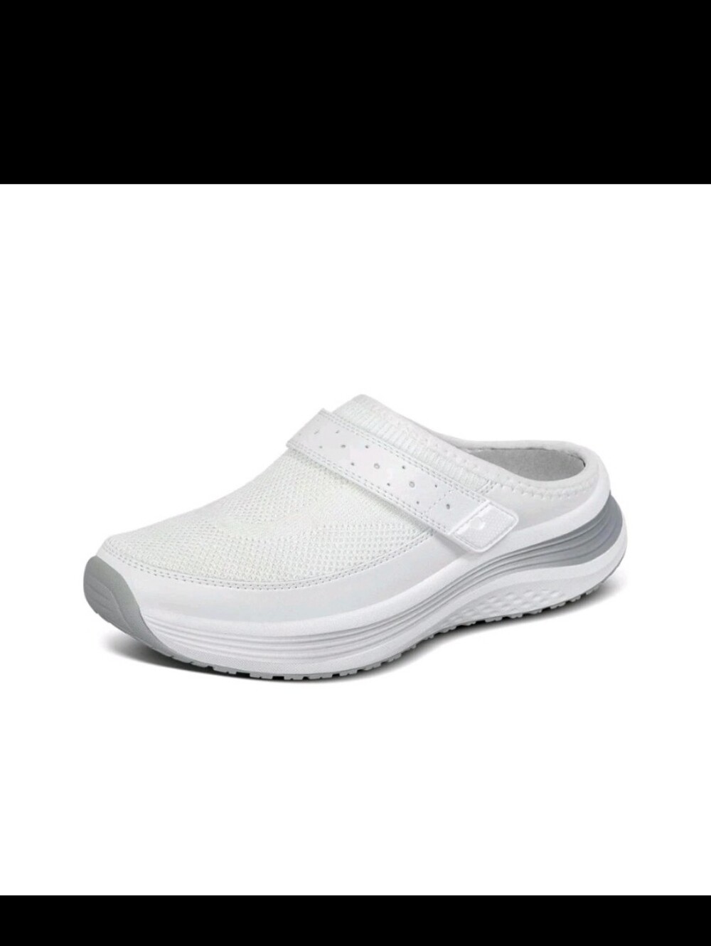 Orthofeet Iris Women's Orthopedic Clog White Slip On Comfort Shoes